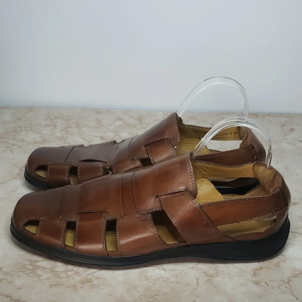 Men's Brown Leather Sandals 11.5